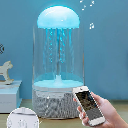 Colourful Jellyfish Lamp With Bluetooth Speaker