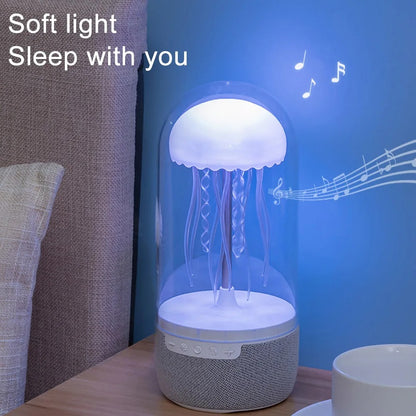 Colourful Jellyfish Lamp With Bluetooth Speaker