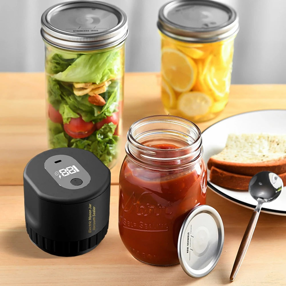 Electric Mason Jar Vacuum Sealer Kit