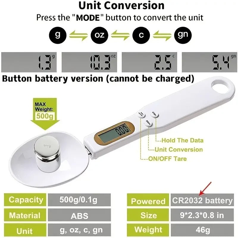 LCD Digital Spoon Scale