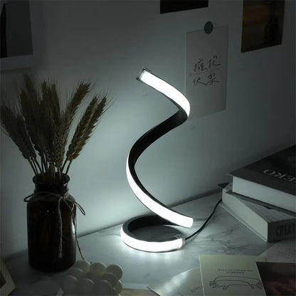 LED Spiral Table Lamp